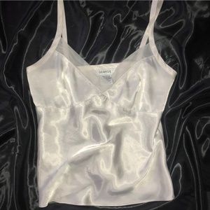 satin tank top